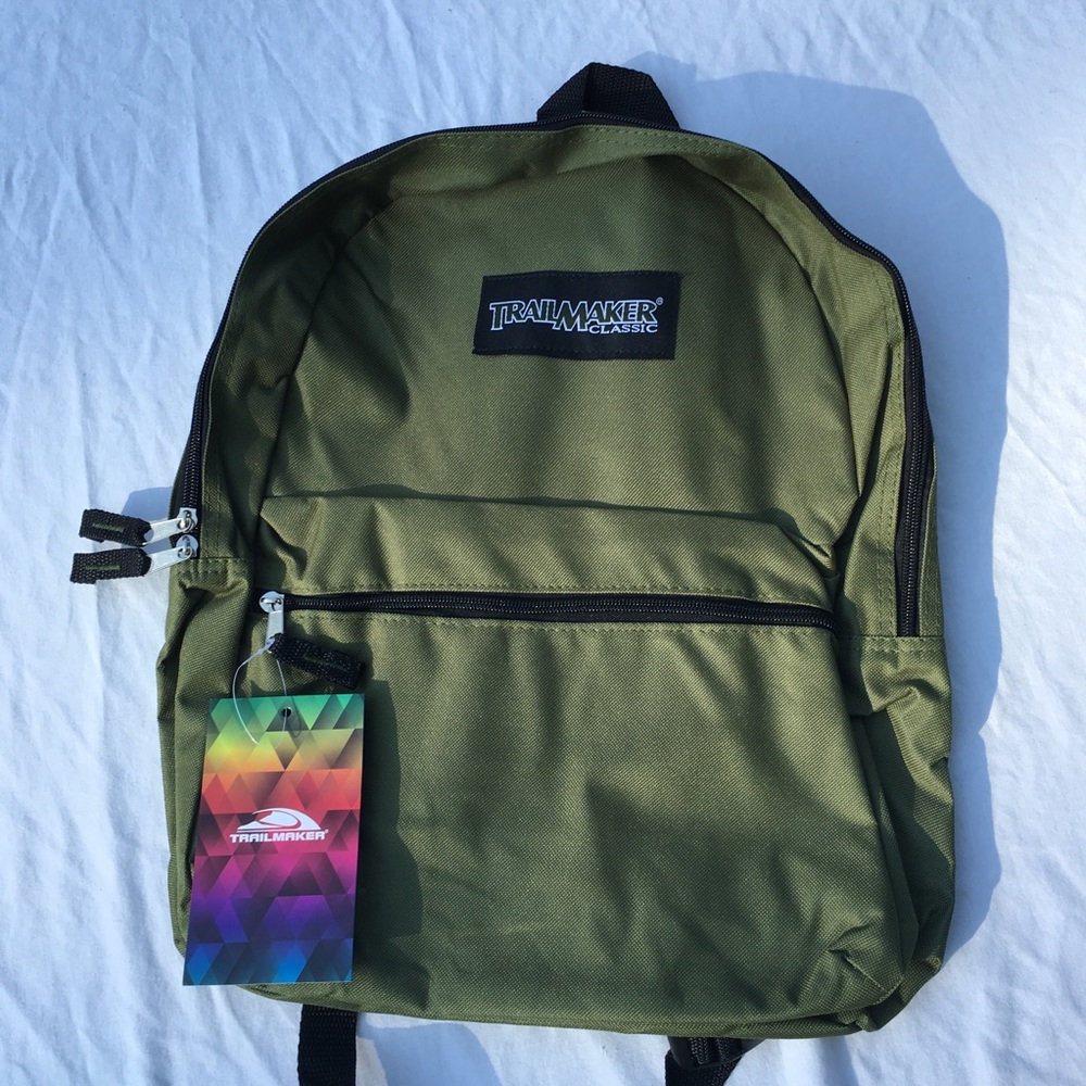 LAST ONE! Olive Green Trailmaker 17” Backpack